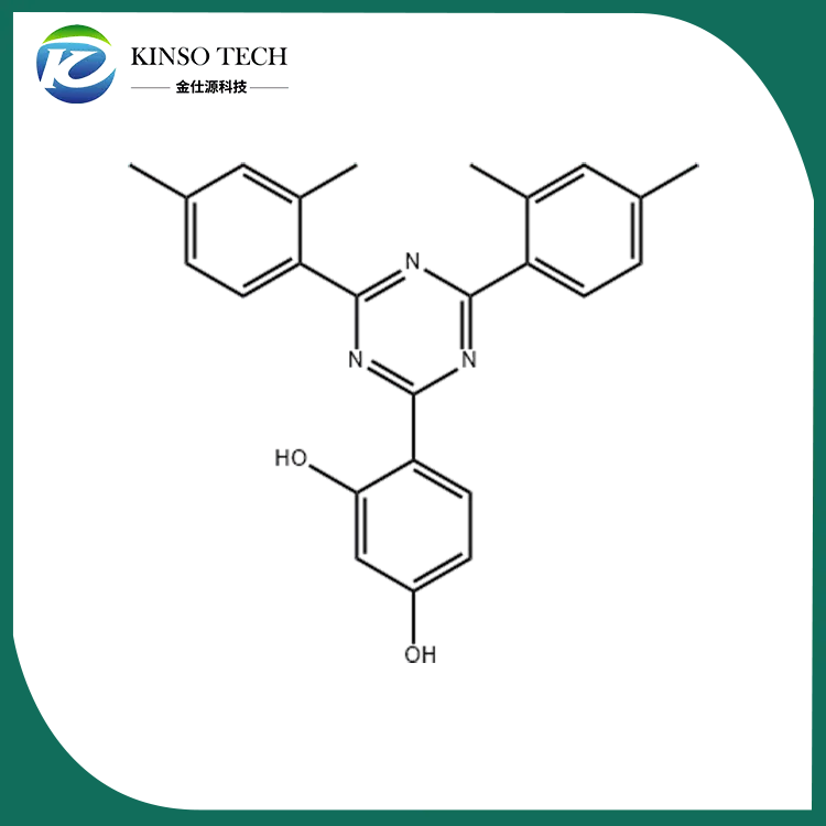 2- (2,4-dihydroxyfenyl) -4,6-bis (2,4-dimethylfenyl) -1,3,5-triazin CAS 1668-53-7
